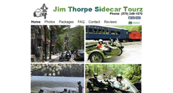 Desktop Screenshot of jimthorpesidecartourz.com